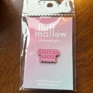 🌻bAdulting Sucks Funny Enamel Pin